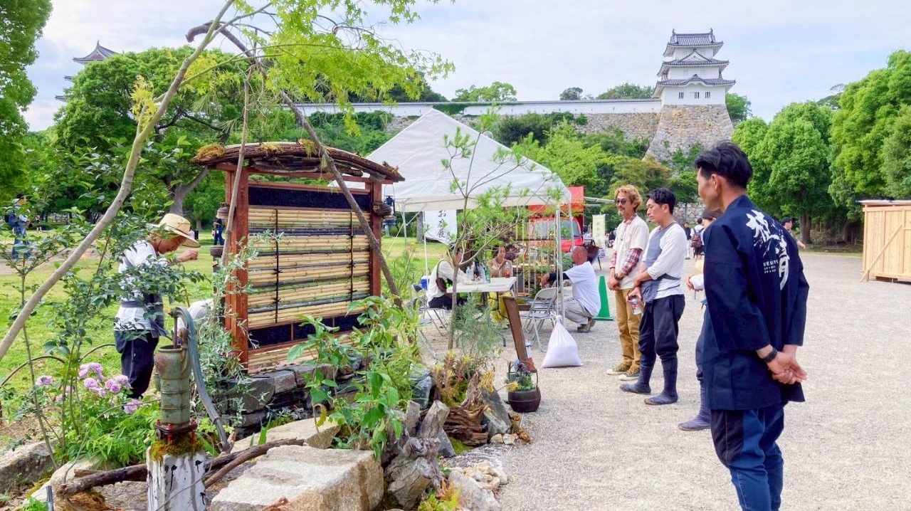 庭展会場の様子